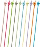 10PCS Children Finger Reading Stick,Teacher Pointer Finger Stick for Classroom, Point Reading Pen,Kindergarten Student Teacher Teaching Reading Finger Shape Mini Pointer Stick (Macaroon)