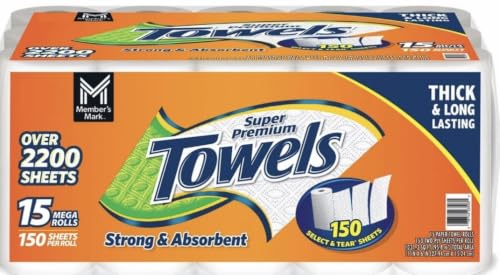 Members Mark Premium Paper Towel Huge Rolls (15 Rolls 101 Sheets)