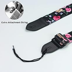 ZTTTD Sangle de Guitare Unisexe bandoulière personnalité Pick Sangle Boucle bandoulière (Color : A, Size : One Size) - Les Beatles, Paul McCartney, John Lennon, RIngo Starr, George Harrison ZTTTD Sangle de Guitare Unisexe bandoulière personnalité Pick Sangle Boucle bandoulière (Color : A, Size : One Size) – Image 4