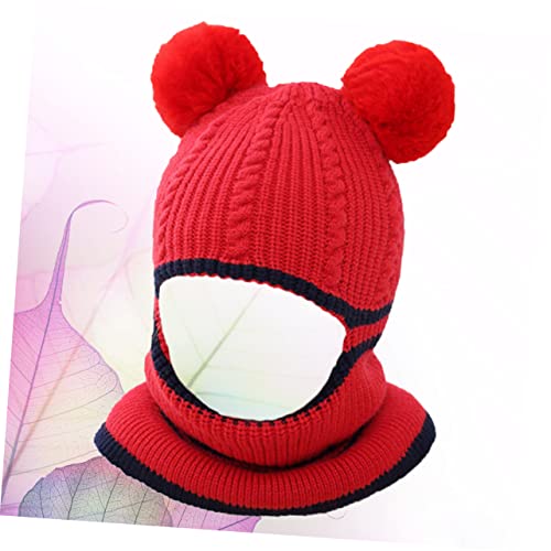 ibasenice 1Pc Cachecol Capuz De Lã Quente Vestindo Lindas Roupas De Natal Ao Ar Livre Integradas Tri