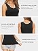 Air Curvey 2 Pack Tank Top for Women Basic Undershirt Tanks Sleeveless Casual Shirts Soft Seamless Layering Tops Black Black XL