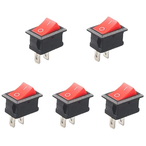 Interruptor KCD101 de 2 pines para reparar lámparas de mesa y paneles de coche 4