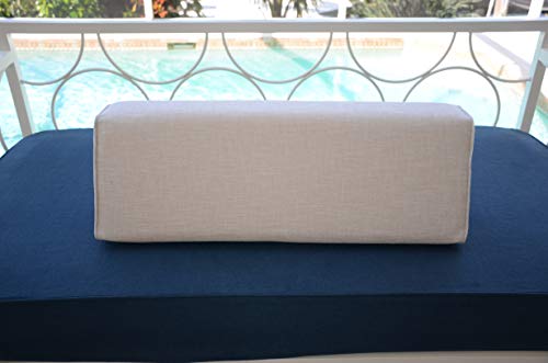 Micama Wedge Bolster Cover (Linen-Natural). #TOP2