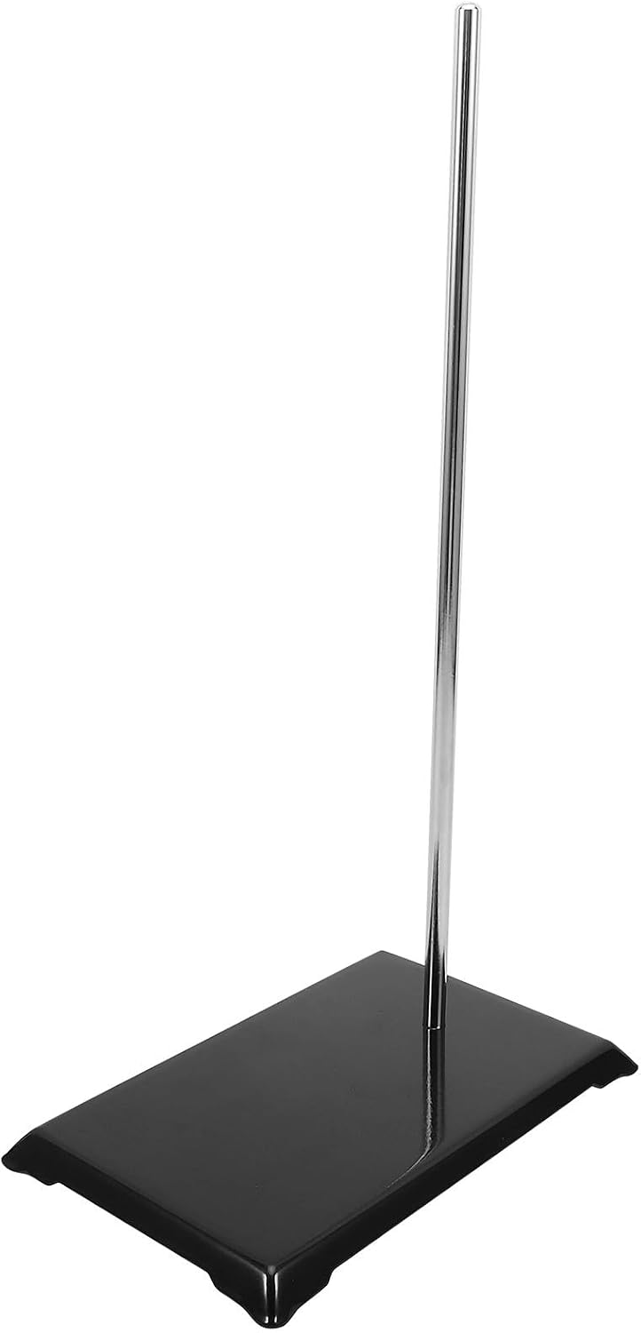 Stand Holder Experimental to Chemistry and Laboratories Lab Teaching for Laboratory Metalware Iron Table Rod Support with Cast Base , Easy Clean Sturdy