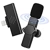 Lavalier-Mikrofon für Smartphone Plug-Play-Wireless-Ansteckmikrofon mit Rauschunterdrückung, Auto-Sync für…