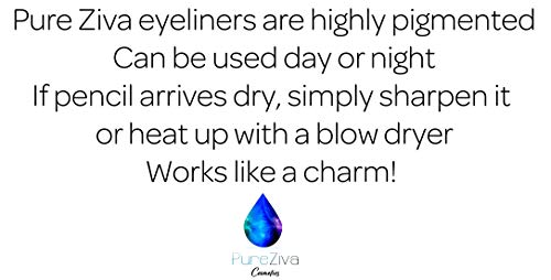 Pure Zivaª Mermaid Matte Dark Forest Green Emerald Sea Green Eyeliner Pencil, Hd Professional Eye Liner Long Lasting Highly Pigmented No Animal Testing & Cruelty Free #TOP4