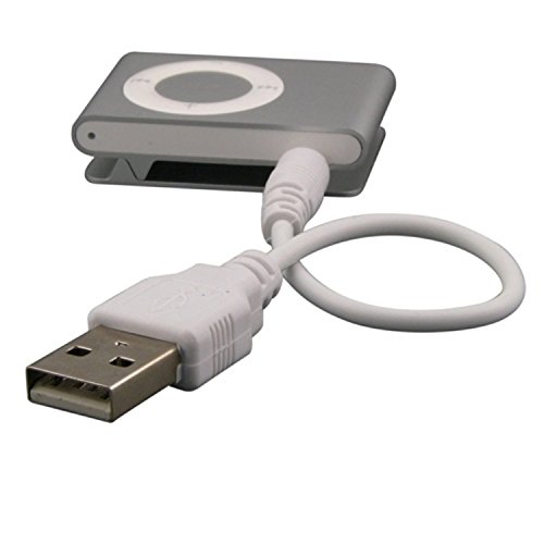 Zogin Câble de conversion audio pour iPod Jack mâle 3,5 mm vers USB 2.0 – données de synchronisation & charge pour Apple iPod Shuffle 3 / 4 / 5 / 6 / 7