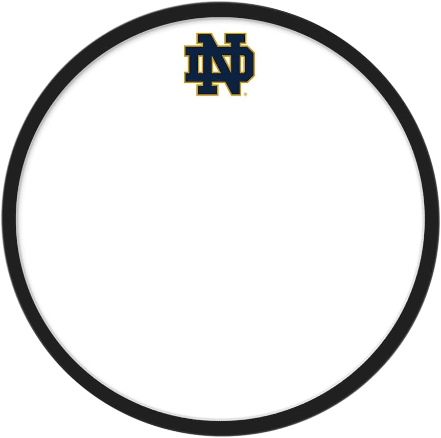 The Fan-Brand Notre Dame Fighting Irish Modern Disc Dry Erase, Logo - Team Bar Sign Décor: Home, Dorm, Garage, Office, Fan Cave