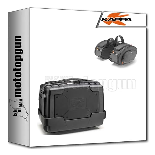 Kappa top case KGR46N et sacoches AH207 avec supports Monokey pour Yamaha FZ6