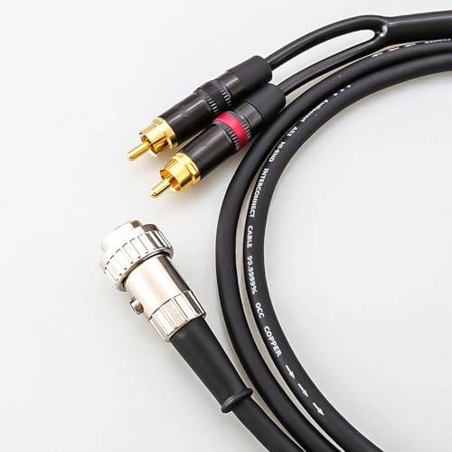 Cable 4 pines DIN a 2RCA para conectar componentes analógicos en rack de estudio 4
