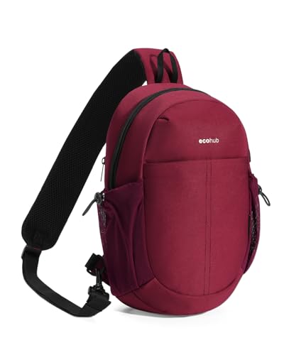 Morrales deportivos sling rojo para hombres ECOHUB miniatura 1