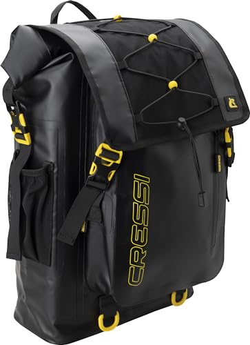 CRESSI Venom Dry Backpack – Multiple Compartments for Holding Wetsuits and Smaller Objects, 30 L