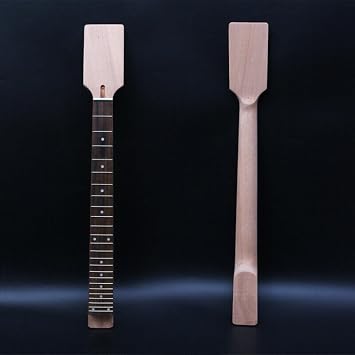 24 Fret Guitar Neck Mahogany Paddle head replacement for DIY Rosewood fretboard Set in heel 24fret 24.75in