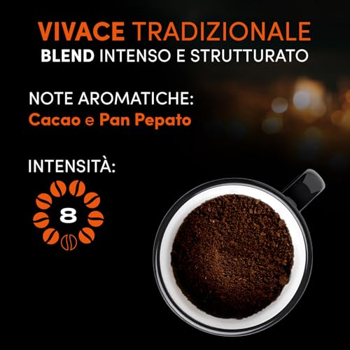 Pellini N.42 Tradizionale, Caffè Macinato per Moka dal Gusto Vigoroso e Intenso, Miscele Arabica e Robusta a Tostatura Decisa, 3 Confezioni da 250g - 4