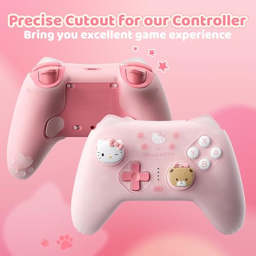 Kuitmor Clear Protective Silicone Grip Cover, Transparent Non-Slip Controller Skin Switch Controller(Model GC1201) by Kuitmor - Image 3