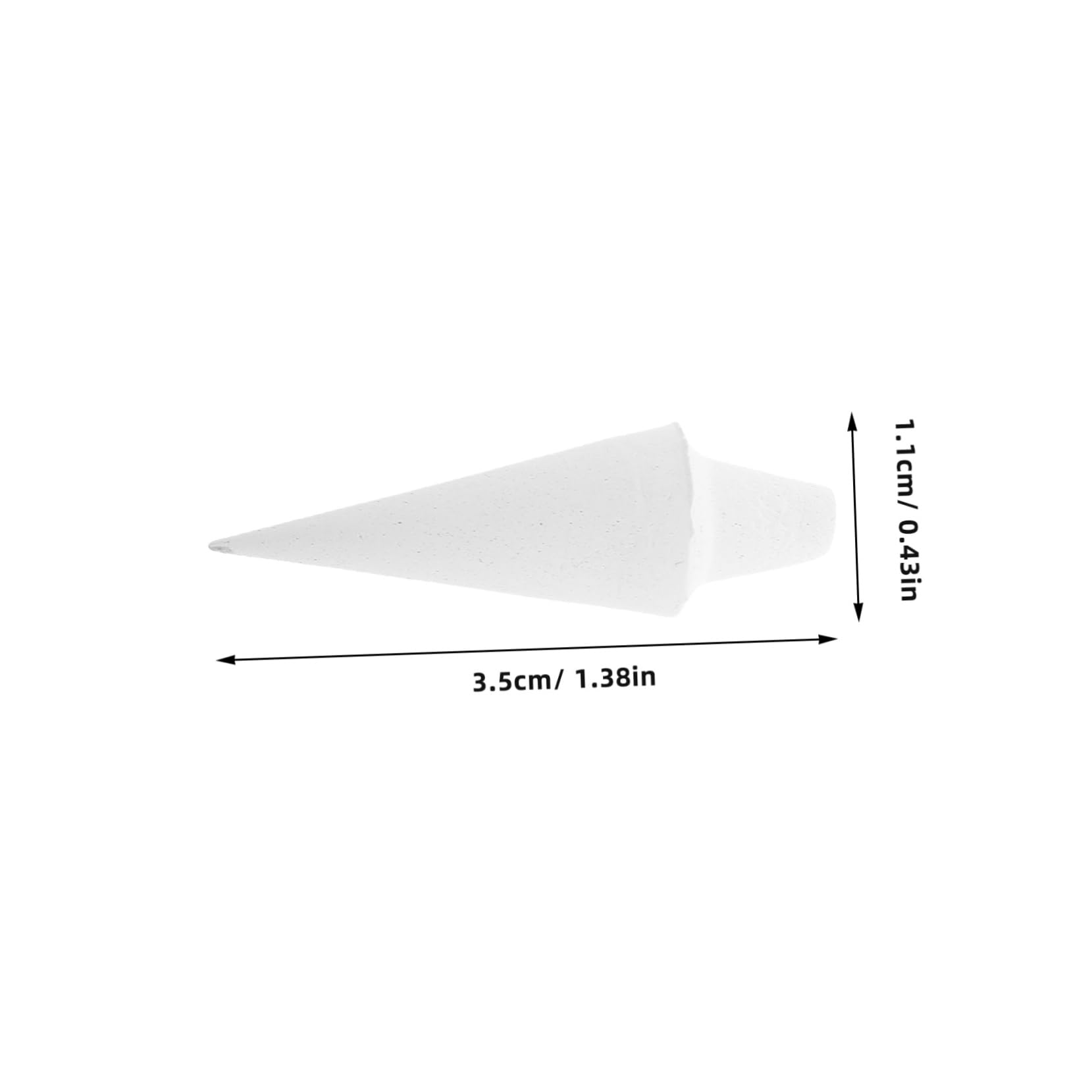 Beatifufu Kiln Supporting Nails 10pcs Ceramic Firing Nails Refractory Support Heat-Resistant Clay No Base Pottery Supplies