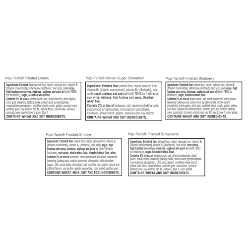 Pop Tarts Toaster Pastries, Breakfast Foods, Kids Snacks, Variety Pack (144 )