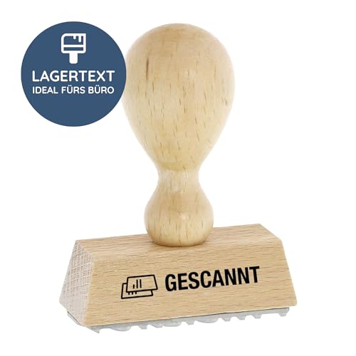 stempel-fabrik GESCANNT Holzstempel 50x20mm