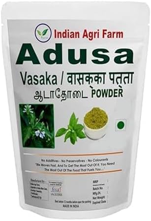 Iagrifarm Adusa Powder / 450 gram/Vasaka Leaf/Adathoda/Malabar Nut Powder