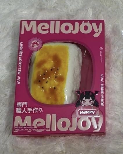 Mellojoy メロジョイこんがり焼き餅　ダブルブレッド　　ピンクボックスつき Amazon | Mellojoy - メロジョイ 焼き餅 [並行輸入品] | スクイーズ