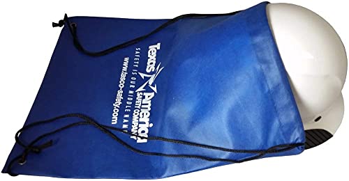 Dax Fiberglass Composite Hard Hat With Hard Hat Tote- Full Brim, White With Protective Edging #TOP5
