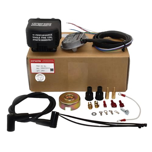 NEW OTNOTR TRUE PROGRAMMABLE ELECTRONIC IGNITION KIT Replace Ultima 53-660 FITS Harley Big Twin 1970-1999 (Except Twin Cam), For Sportster 1986-2003 (Except S Models), Single Fire Ignition Module