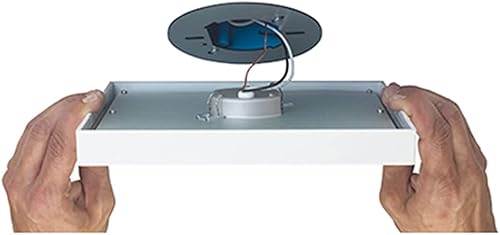 Miniatura 7 de Satco S21515 - Montaje empotrado LED de transición en Pwt, Nckl, BS, Slvr. acabado, 9.00 pulgadas, 3000K, níquel cepillado