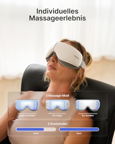 RENPHO Ultra-leises Augenmassagegerät mit Wärme, Personalisierte Geschenk – Ansicht 7