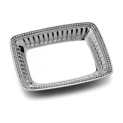 Wilton Armetale Flutes And Pearls Bread Tray