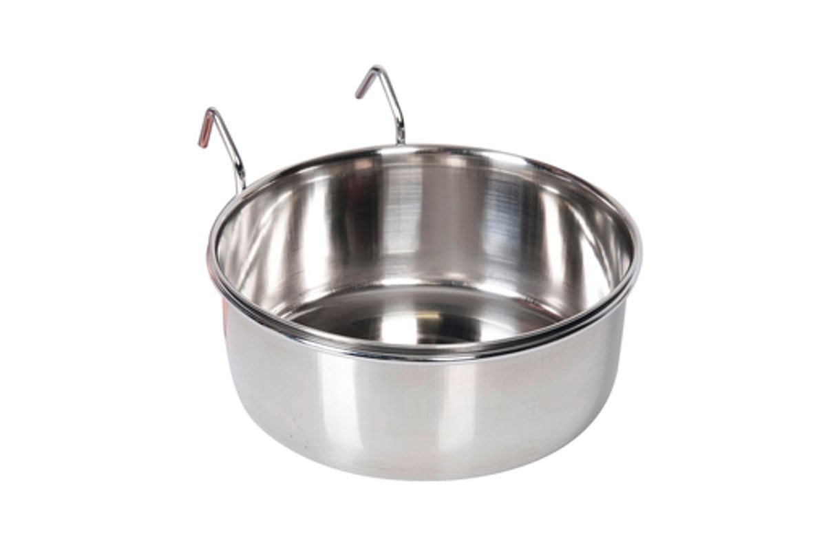 Karlie Stainless Steel Dog Bowl with Paw Motive 1500 ml ø: 19 cm Light Blue