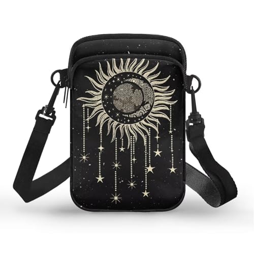 Small Cross Body Purse Trendy Phone Double Layer Shoulder Bags for Women Zip Messenger Bag