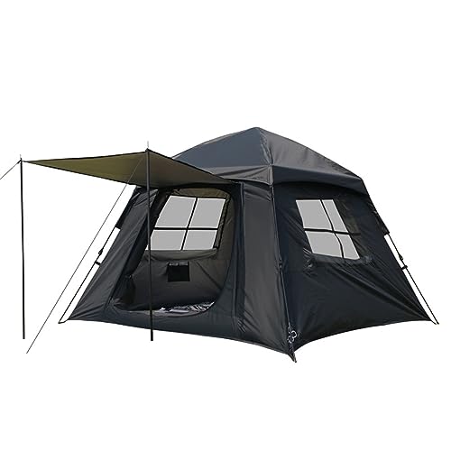 Tente de camping outdoor pour 4 personnes imperméable avec arceaux en aluminium