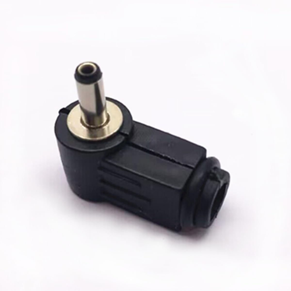 Conector de soldadura macho CC de 3,5 x 1,35 mm, DC 3,5 mm x 1,35 mm, ángulo recto de 90 grados, enchufe de alimentación CC tipo soldadura, adaptador de conector de bricolaje