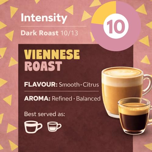 Image of Caramelly Dark Roast Selection Pack Nespresso Compatible Coffee Pods, 30 Non-Flavoured Aluminium Coffee Capsules | Viennese Roast, Espresso Dark Roast & Ristretto Intenso | AAA Premium Beans