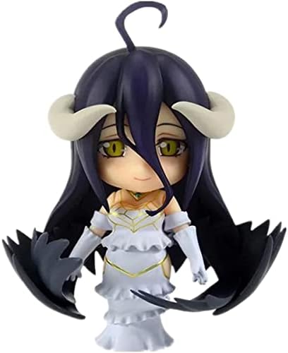 Sonsoke Overlord Albedo Q Version Action Figures Toy Figurine Character Model Toy Statue Figure Gift 4 Inch