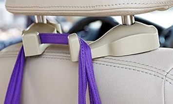 Inditradition Universal Car Back Seat Headrest Hook | Hanging Holder for Purse, Bags,
