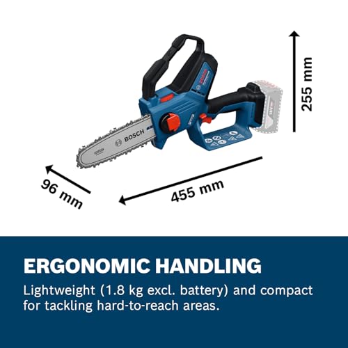 Bosch Professional 18V System Pruner Saw GKE 18V-20 (up to 350 cuts per Charge, Cutting of up to 18 cm, brushless Motor, incl. Scabbard 20cm, Without Battery) - Image 5