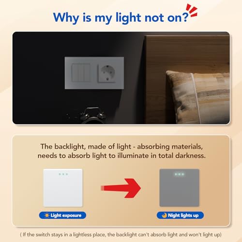 BSEED Lichtschalter mit Steckdose 3 Fach 2 Wege,10A Kristall Glas Platte Wandschalter mit 16A Schuko Steckdose Wei&szlig;,Physische Unterputz Wechselschalter mit Steckdose- 157mm