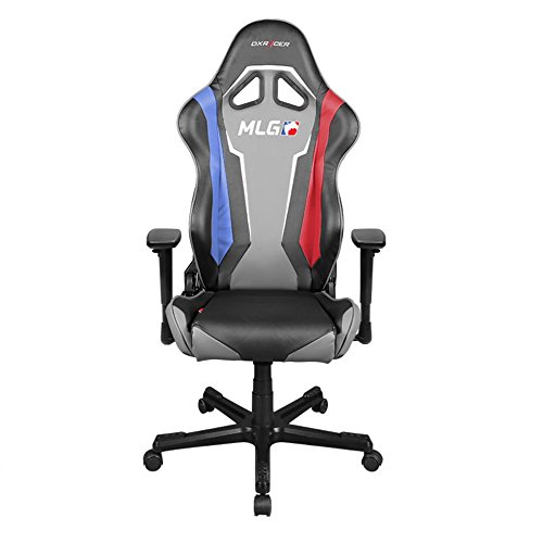 DXRacer Racing Series DOH/RE112/MLG Major League Gaming Racing Bucket Seat Office Chair Gaming Chair Ergonomic Computer Chair Desk Chair Executive Chair with Pillows
