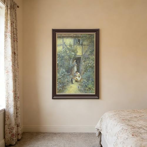 Toile avec chats Helen Allingham grand format pour mur vide - 3