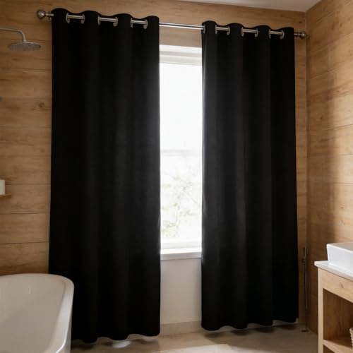 Rideaux opaque bloquer lumiere et chaleur bruit oeillets pour fenetre - 2