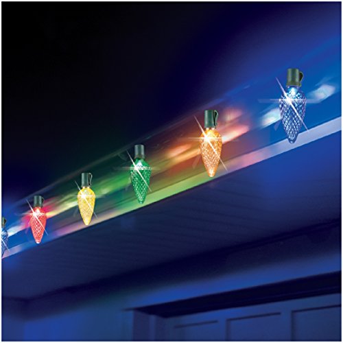 Brite Star 15-luces C9 LED de colores, 14 pies miniatura 3
