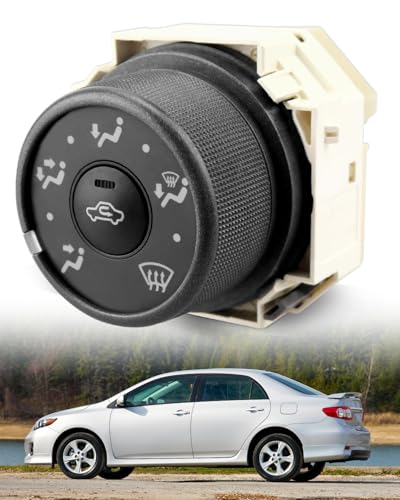 Hulyxayfave 55901-12220 A/C Blower Climate Control Mode Switch Fit for Toyota Corolla CE LE S XLE XRS L 2009-2013 Matrix S XRS XR 2009 2010, Replace 55901-02030 55901-02060