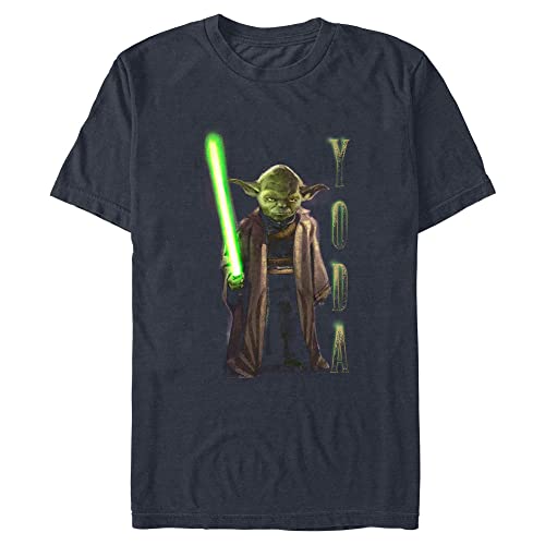 T-shirt Star Wars Yoda Hero Shot pour homme en coton noir