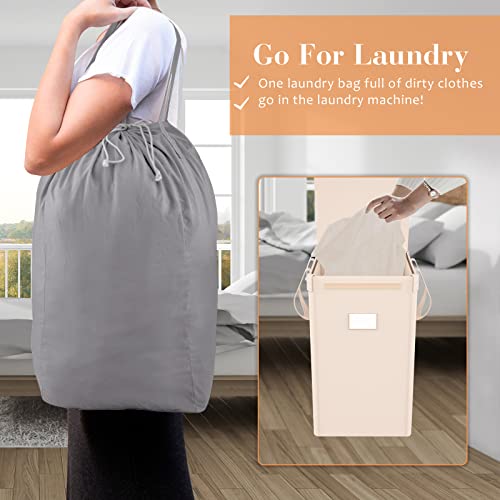 Large Laundry Hamper With Lid - Collapsible Dirty Clothes Hamper With Removable Bag And Handles, Laundry Hamper For Clothes & Toy Storage,Tall Laundry Hamper For Bathroom Bedroom Dorm Room Essentials #TOP3