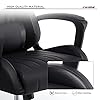 IntimaTe WM Heart Silla Gaming con Respaldo Alto Cojín Lumbar & Cabeza Almohada, Altura Ajustable 360° Giratorio y Reposabrazos Fijos, 52 x 58 x 130cm (Negro) #5