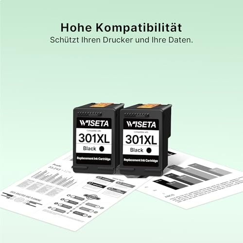 Encre HP 301 XL noire pack double compatible DeskJet Envy OfficeJet - 5