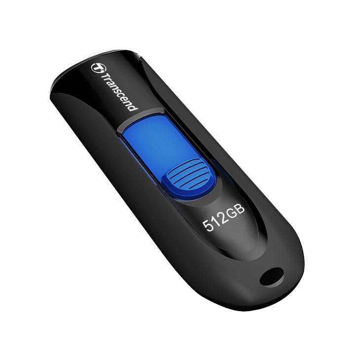 トランセンドジャパン USBメモリ 512GB USB 3.1 スライド式 TS512GJF790K