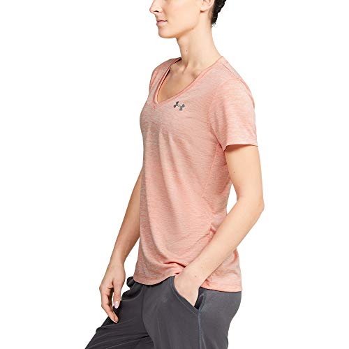 Image of Under Armour Womens Tech V-Neck Twist Short-Sleeve T-Shirt