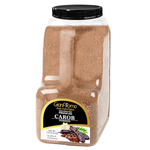 Image of GranAroma Carob Powder, Baked Goods, Shakes & Smoothies (5 Pound)